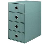 Rössler - S.O.H.O. Meuble à 4 tiroirs 18 x 25 x 32 cm Opale | Organiseur de bureau pour documents, dossiers, fournitures de bureau et rangement organisé