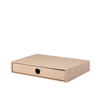 Rössler SOHO Boîte à tiroirs en papier | Organiseur de bureau | Organisateur de tiroir | Accessoires de bureau et fournitures de bureau | Boîte de rangement de bureau | 34 x 25 x 7 cm | 1 pièce |