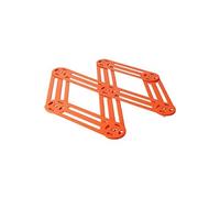 Roger Orfèvre – Dessous de plat extensible – Vintage – 6 branches – Orange