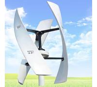 ROGHA Générateur d'éolienne 10000W/12000W,12V 24V 48V 220V avec 3 pales,générateur d'éolienne Verticale, générateur à Aimant Permanent, kit d'éolienne pour éolienne Hybride Solaire 10000W-24V