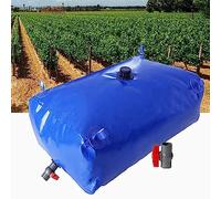 ROGHA Poche de Stockage d'eau - Réservoir d'eau Pliable - Sac de Stockage d'eau Souple Résistant à la Sécheresse,240L