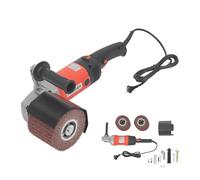 ROGONPDK Ponceuse À Rouleau 1400 W - Ponceuse À Brosse - Polisseuse - 8 Vitesses Réglables - Pour Bois, Métal, Acier Inoxydable, Sols, Pierre, Carrelage, Plastique, Surfaces Peintes