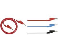 Rohde & Schwarz HZ10R Set de cordons de mesure Banane mâle 4 mm Banane mâle 4 mm 1.00 m rouge 1 pc(s)