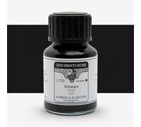 Rohrer & Klingner Encre Pour le Dessin 50 ml | Noir / Schwarz