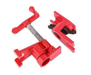 Rohrschraubzwingen 3/4 Pouces Collier de Serrage à la Main Verticale Travail du Bois Pince Rapide Fixation Charpentier Outil Coulée Rohrschraubzwingen 3/4 Zoll Pipe Clamp