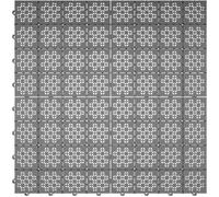 ROJAPLAST Carreaux WPC ATENA, gris, 11 pièces
