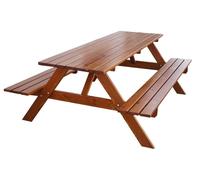 ROJAPLAST Set de jardin de pique-nique 200 cm laqué 245/20