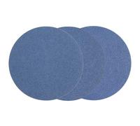 Rokamat Lot de 2 disques abrasifs zircon Ø 150 mm, 6 disques abrasifs pour ponçage parquet - Grain 80/100/120 - Accessoires pour ponceuse Rokamat Gex
