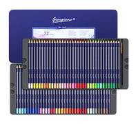 rokrist Crayons Aquarelle 72 Couleurs avec Pinceau - Set Dessin Professionnel pour Mélange et Superposition - Kit Coloriage Adulte Enfant Artiste