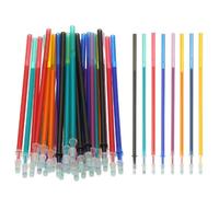 ROKZELT 40x Recharge Stylo 0,5 mm, Mines De Rechange, Stylo Effacable, Erasable Pen, Stylos Effaçables (Multicolore)