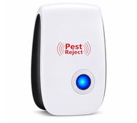 Roledy Répulsif Ultrason, Anti Souris et Anti Moustique Prise, Répulsif Insectes Efficace pour Cafards, Araignées, Fourmis, Appareil Ultrason Rongeur Non Toxique pour Maison, Bureau (1 Pièce)