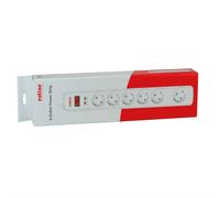 ROLINE 19.07.1606 parasurtenseur Blanc 6 prise(s) AC 230 V 2 m