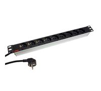 ROLINE 19.07.1620 power distribution unit (PDU) 9 AC outlet(s) Black, White