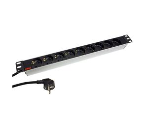 ROLINE 19.07.1620 power distribution unit (PDU) 9 AC outlet(s) Black, White