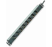 ROLINE 19.07.1622 power extension 2 m 8 AC outlet(s) Indoor Aluminium