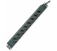 ROLINE 19.07.1623 power extension 2 m 8 AC outlet(s) Indoor Black