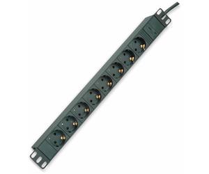 ROLINE 19.07.1623 power extension 2 m 8 AC outlet(s) Indoor Black