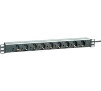ROLINE 19071620 - Bloc multiprise 19", 1 U, 9 prises