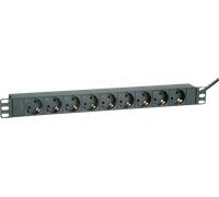 ROLINE 19071621 power extension 2 m 9 AC outlet(s) Indoor Black