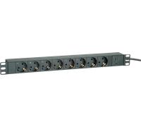 ROLINE 19.07.1623 power extension 2 m 8 AC outlet(s) Indoor Black