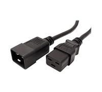 Roline - Rallonge de câble d'alimentation - IEC 60320 C19 pour IEC 60320 C20 - CA 250 V - 3 m - noir