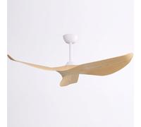 ROLINE Ventilateur de plafond 132 cm 52 pouces sans éclairage avec moteur DC silencieux 6 vitesses télécommande