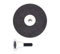 Roll Roll Plateau de ponçage flexible en caoutchouc noir Quantité:1