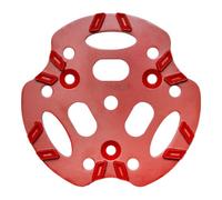 Roll Rouleau de disque diamanté 250mm V12 rouge 12 segments en V Quantité:1