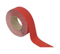 Roll Rouleau de ruban antidérapant rouge 50mm longueur 18m Quantité:1