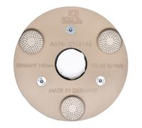 Roll Rouleau Diamant 140mm, KG40 pour le bois, support de base inclus Quantité:1