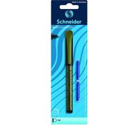 Schneider Optics Stylos roller Voice M Bleu royal indélébile – encre sur carte blister + 2 tintenp.