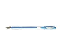 Roller Encre Gel - Uniball - Signo Um120ac - Pointe Moyenne - Bleu Pastel