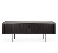 Roller Max TV bahut teck noir 2 portes Ethnicraft - 5404023618610
