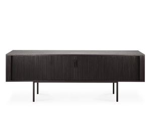 Roller Max TV bahut teck noir 2 portes Ethnicraft - 5404023618610