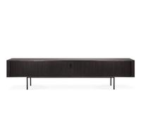 Roller Max TV Buffet teck noir 2 portes Ethnicraft Lx242 cm - 5404023618627