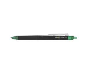 Roller pilot frixion point clicker 05 encre gel thermosensible effacable rechargeable vert