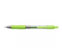 Roller pilot g2 7 fun ecriture moyenne 0.4mm encre gel retractable corps translucide grip caoutchouc citron vert