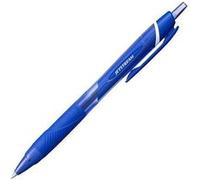 Stylo roller Uni Ball Jet Stream Mix rétractable pointe 1 mm - écriture moyenne - bleu