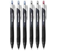 Rollerball Encre Jet Stream 1.00 m/m (6 unités 3 bleues, 2 noires, 1 rouge)