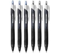 Rollerball Encre Jet Stream 1.00 m/m (6 unités 3 bleues, 3 noirs)
