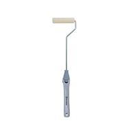 ROLLINGDOG Long rouleau de peinture pour radiateur avec petit manchon en velours de 10,2 cm et poignée réglable, peinture brillante pour murs, plafonds, plinthes