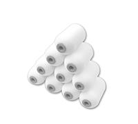 ROLLINGDOG Lot de 10 Manchons de Rouleau de Peinture en Mousse 50,8 mm - Mini revêtement Brillant sur Surfaces Lisses