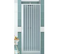 Rollplast Box Douche PVC Réductible Soufflet Latéral Niche Réversible Radu Fabriqué en Italie