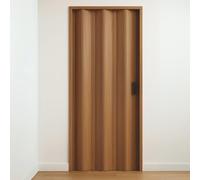 ROLLPLAST PINTO Porte pliante intérieure PINTO, modèle extra standard, en PVC, réversible et réglable, à monter soi-même, fabriquée Italie, ameublement, noyer 83 x 214 cm