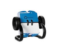 Rolodex Mini Fichier Rotatif Classique à Cartes Noir