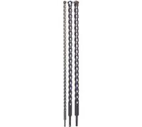 Rolson 48695 Ensemble de forets SDS longs 1 000 mm (3 pièces) G