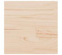 ROMHZKS Plateau de table carré en pin massif - 50 x 50 x 2,5 cm - Plateau de table rustique en pin pour salle à manger et commerce - Facile à nettoyer avec un chiffon humide - Polyvalent