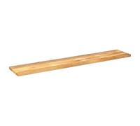 ROMHZKS Plateau de table rectangulaire en bois massif vieilli - 180 x 20 x 3,8 cm - Pour table de bar, table d'appoint ou projets de meubles - Plateau de table robuste et durable en bois de manguier
