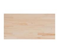 ROMHZKS Plateau de table rectangulaire en pin massif - 100 x 50 x 1,7 cm - Plateau de table rustique en pin pour salle à manger et commerce - Facile à nettoyer avec un chiffon humide - Polyvalent