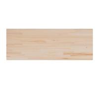 ROMHZKS Plateau de table rectangulaire en pin massif - 110 x 40 x 2,5 cm - Plateau de table rustique en pin pour salle à manger et commerce - Facile à nettoyer avec un chiffon humide - Polyvalent